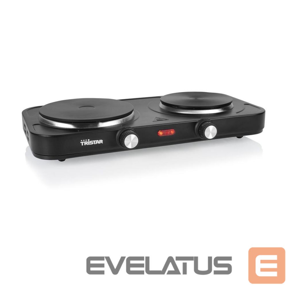 Электрическая печь Tristar Table Hob | KP-6152 | Number of burners/cooking zones 2 | Black | Electric