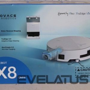 Пылесос Ecovacs  SALE OUT.  DEEBOT X8 OMNI Vacuum cleaner, Robot, Wet&Dry, 18000Pa, TruEdge 2.0, AIVI 3D 3.0, YIKO-GPT, White+Auto-empty station |  | Robotic Vacuum Cleaner | DEEBOT X8 OMNI | Wet&Dry | Lithium-Ion | 5200 mAh | Dust capacity 0.22 L | 17000 Pa | White | DAMAGED PACKAGING 