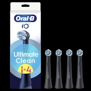 Зубная щётка Oral-B  Replaceable toothbrush heads | iO UltimateClean | Heads | For adults | Number of brush heads included 4 | Black 