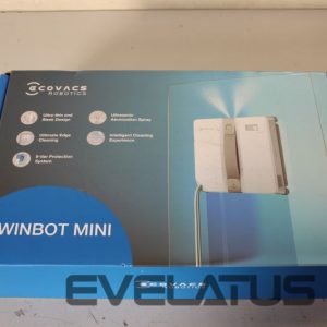 Портативный компьютер Ecovacs  SALE OUT.  Window cleaning robot WINBOT MINI, Auto-Spray, Steady climbing system, WIN-SLAM 3.0, Grey |  Windows Cleaner Robot | WINBOT MINI GREY | Corded | Grey | DAMAGED PACKAGING, USED, DIRTY, USED LIQUID BOTTLE 