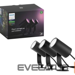 Настольная лампа Philips Hue  Lily Outdoor Spot base set 3x8W 24V | Hue White and Color Ambiance 