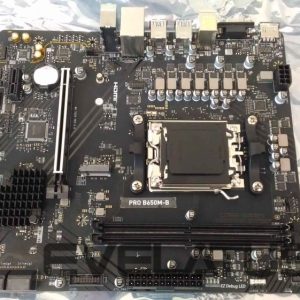 Материнская плата для процессоров Intel MSI  SALE OUT.  PRO B650M-B |  PRO B650M-B | Processor family AMD | Processor socket AM5 | DDR5 | Supported hard disk drive interfaces M.2, SATA | Number of SATA connectors 4 | USED, REFURBISHED, WITHOUT ACCESSORIES, ONLY BACKPANEL INCLUDED 