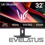 Монитор LG  32G600A-B | 31.5 " | VA | QHD | 16:9 | 180 Hz | 1 ms | 2560 x 1440 pixels | 250 cd/m² | HDMI ports quantity 2 
