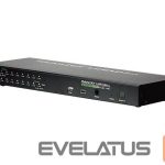 Сервер - Прочие аксессуары Aten  | 1-Local/Remote Shared Access 16-Port PS/2-USB VGA KVM Over IP Switch | CS1716I-AT-G | 1 x SPHD Male (Yellow), 16 x SPHD Female (Yellow), 1 x DB-25 Male, 1 x DC Jack, 1 x RJ-45 Female, 1 x RJ-11, 1 x USB Type A Female 