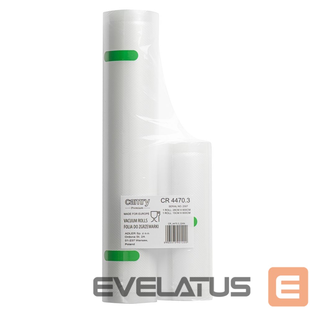 Аксессуары и фильтры Camry Vacumm Sealer Rools for CR 4470, AD 4484, MS 4492, AD 4503 | CR 4470.3