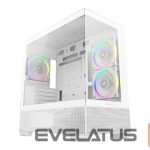 Корпус для компьютера Deepcool  CG380 3F MIDI TOWER CASE, White 