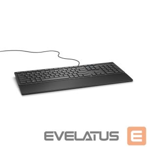 Компьютерная клавиатура Dell  KB216 | Multimedia | Wired | US/LT | Black | Numeric keypad 