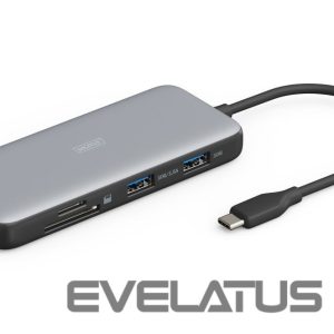 Беспроводные наушники Digitus  USB-C docking station, 8-port | DA-70915 | Ethernet LAN (RJ-45) ports 1 | HDMI ports quantity 2 