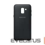 Чехол на заднюю панель Samsung  A6 Plus 2018 A605 Dual Layer Cover Black