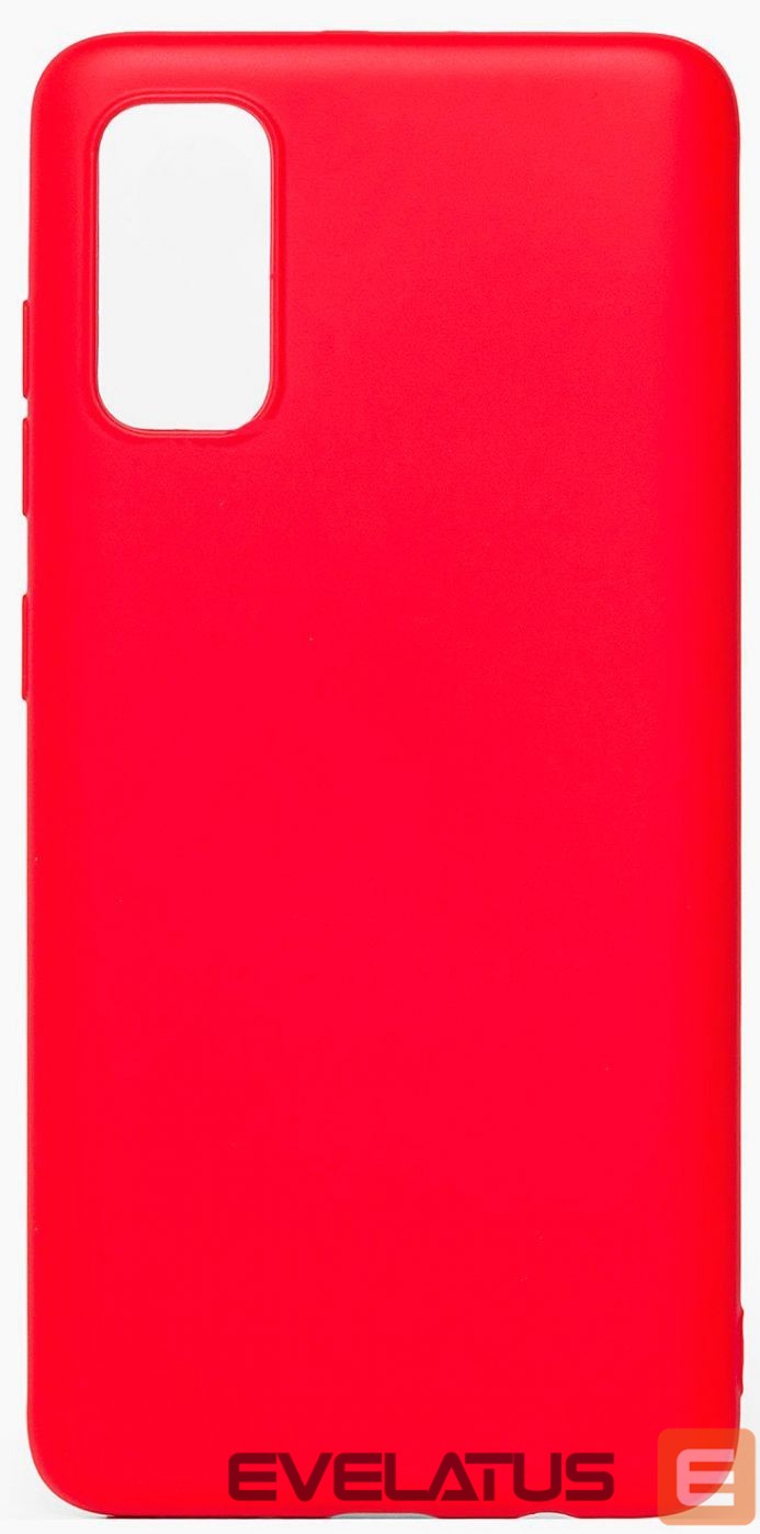 Чехол на заднюю панель Evelatus Samsung Galaxy S20 Nano Silicone Case Soft Touch TPU Red