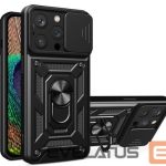 Чехол на заднюю панель iLike Apple iPhone 14 Pro Max Armor Camshield case Black