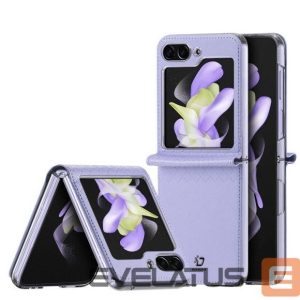 Чехол на заднюю панель Dux Ducis Samsung Galaxy Z Flip5 5G Flip Leather Case Wallet Purple