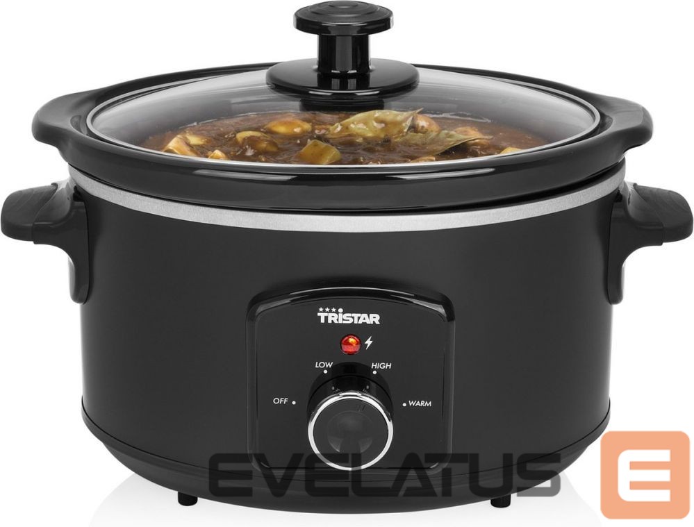 Другая малая бытовая техника Tristar Slowcooker VS-3915 180 W, 3.5 L, Number of programs 3, Black