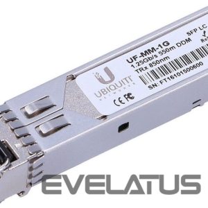 Сервер - Прочие аксессуары UBIQUITI  UF-MM-1G SFP, Multi-Mode Fiber, Dual LC, 10/100/1000 Mbit/s, Wavelength 850 nm, Maximum transfer distance 550 m, (2-Pack), 0 to +70C 