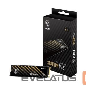 Жесткий диск SSD MSI  SSD||SPATIUM M461|2TB|M.2|PCIE|NVMe|3D NAND|Write speed 4200 MBytes/sec|Read speed 5000 MBytes/sec|2.15mm|TBW 450 TB|MTBF 1500000 hours|S78-440Q550-P83 