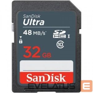 Другой аксессуар для компьютера SANDISK BY WESTERN DIGITAL  MEMORY SDHC 32GB UHS-I/SDSDUNR-032G-GN3IN SANDISK 