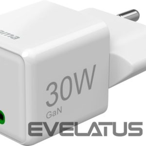 Адаптер Hama  Mini USB-C Super Charger 30W PD White