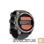 Умные часы Garmin  Evelatus fenix 8 Pro, LTE  51mm,Saph, Ti,  Graphite, EMEA 
