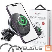 Авто держатель yesido  Magsafe Magnetic Wireless charging Car holder C190 Black