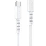 Кабель yesido  60W Type C to Type C PVC Data Cable CA154 White