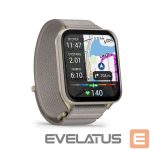 Умные часы Garmin  Venu X1 Soft Gold with Titanium Caseback and French Grey Nylon Band 
