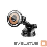 Авто зарядка Dudao  15W magnetic wireless extensio n-type suction Car Phone Black