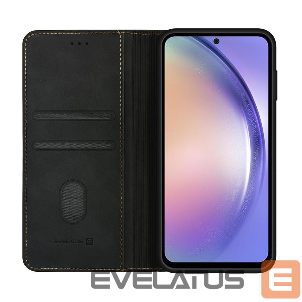 Чехол книжка Evelatus Samsung Galaxy A54 Book Case Folio Black