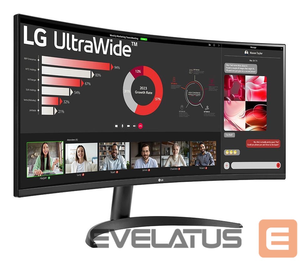 Мониторы LG LG 34WR50QK-B.AEU 34inch VA Curved