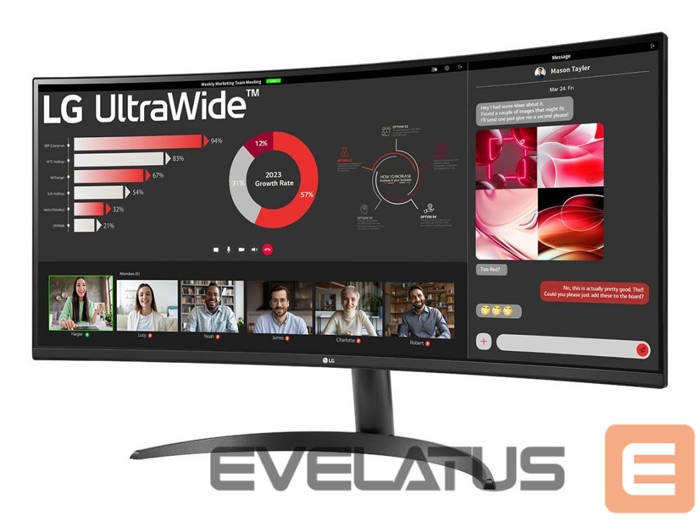 Мониторы LG LG 34WR50QK-B.AEU 34inch VA Curved