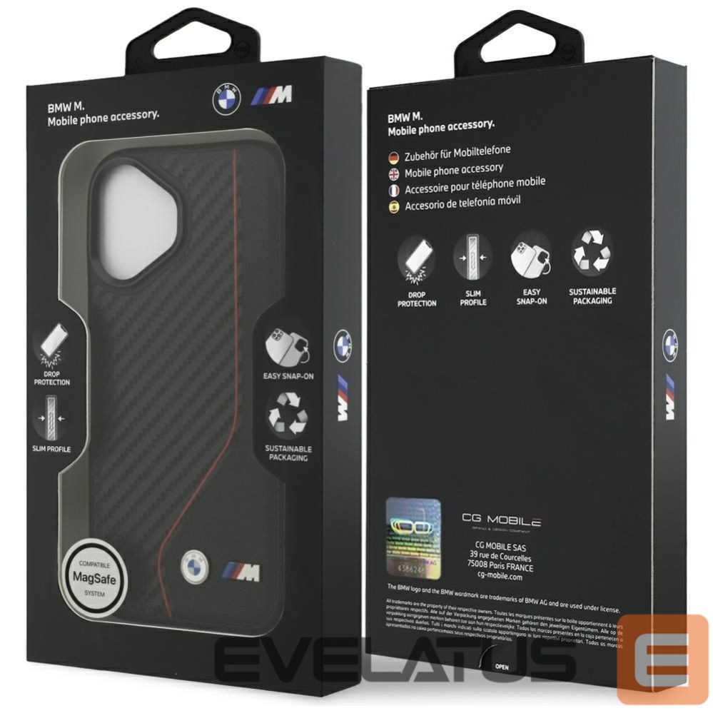 Другие товары BMW BMW M Carbon Line & Logo MagSafe Case for iPhone 17 - Red