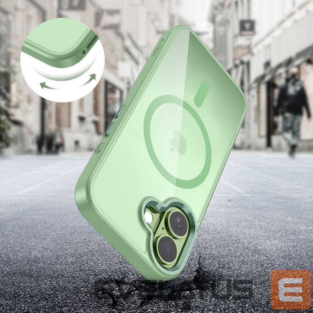 Другие товары Tech-Protect Tech-Protect MagMat MagSafe Case for iPhone 17 - Transparent Green