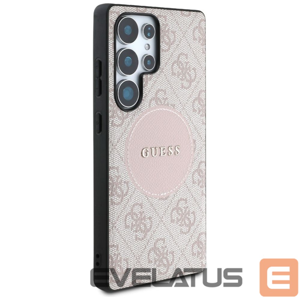 Другие товары Guess Guess 4G Round Patch Classic Logo MagSafe Case for Samsung Galaxy S25 Ultra - Pink