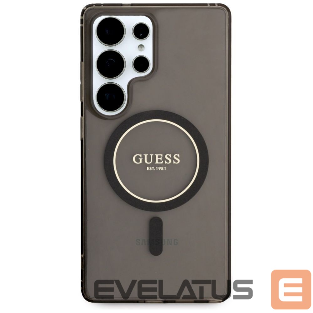 Другие товары Guess Guess Glitter Circle Classic Logo MagSafe case for Samsung Galaxy S25 Ultra black