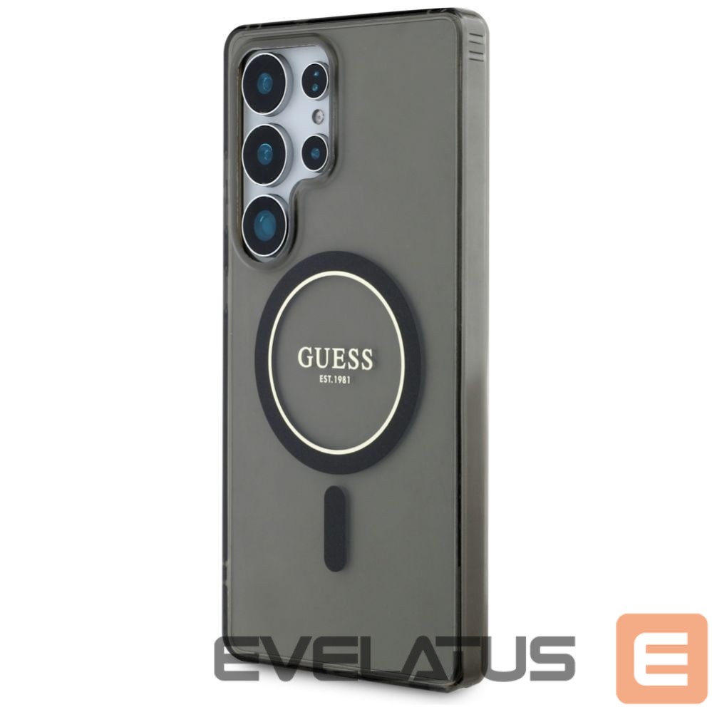 Другие товары Guess Guess Glitter Circle Classic Logo MagSafe case for Samsung Galaxy S25 Ultra black