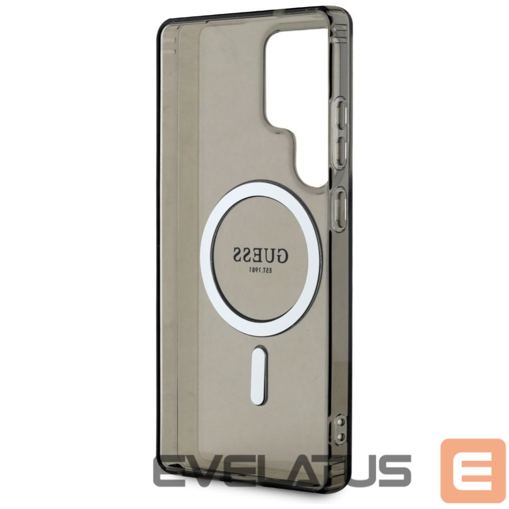 Другие товары Guess Guess Glitter Circle Classic Logo MagSafe case for Samsung Galaxy S25 Ultra black