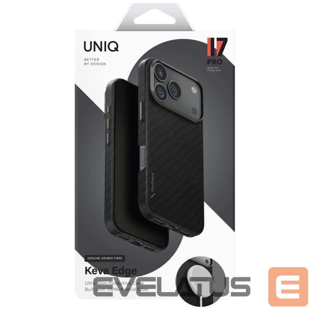 Другие товары UNIQ Uniq Keva EDGE Magclick Charging Case for iPhone 17 Pro - Black