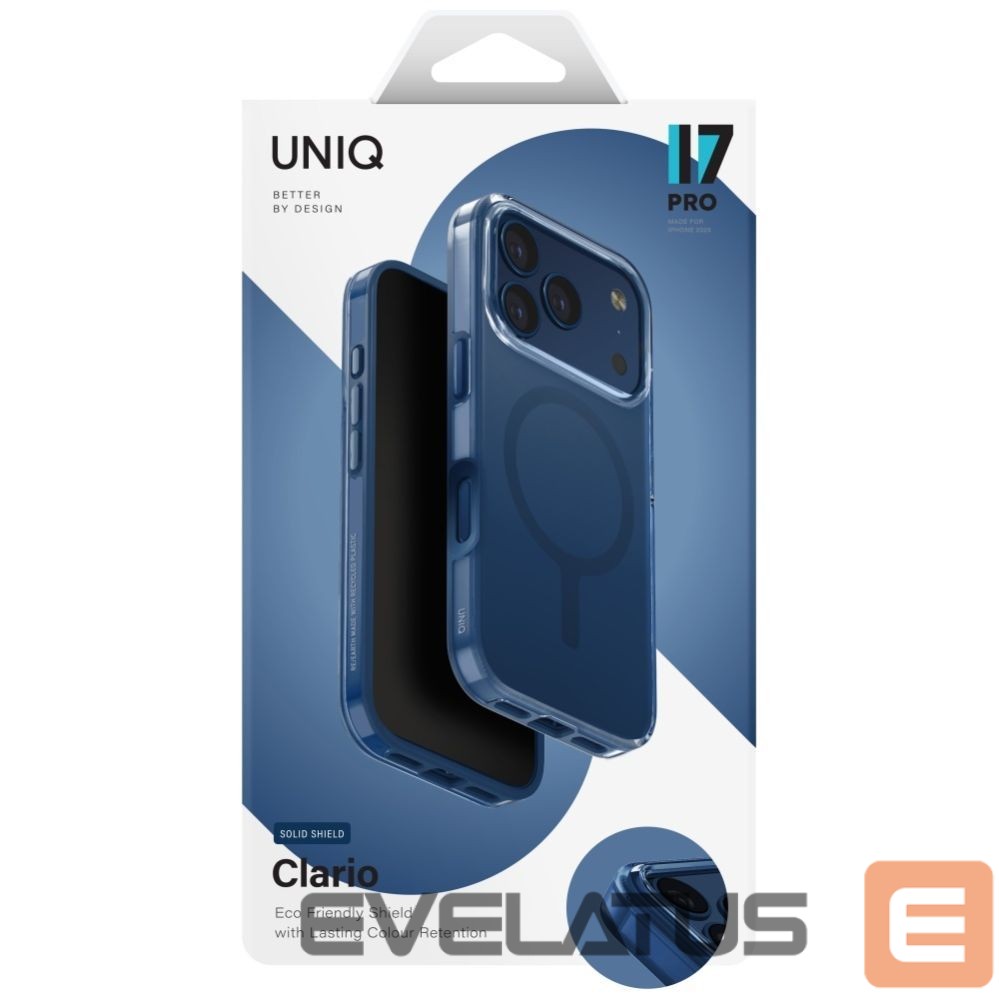 Другие товары UNIQ Uniq Clario Magclick Charging Case for iPhone 17 Pro - Blue