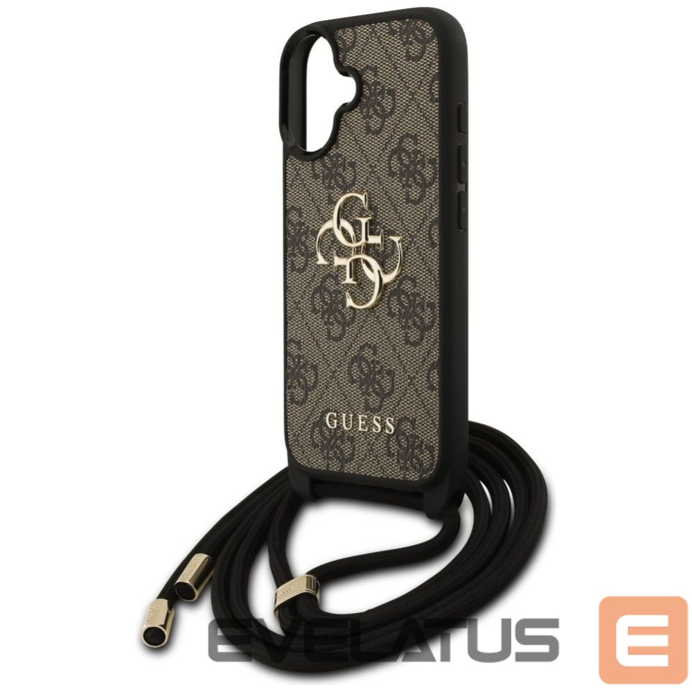 Другие товары Guess Guess 4G Big Logo Cord Stap Crossbody Case for iPhone 17 - Brown