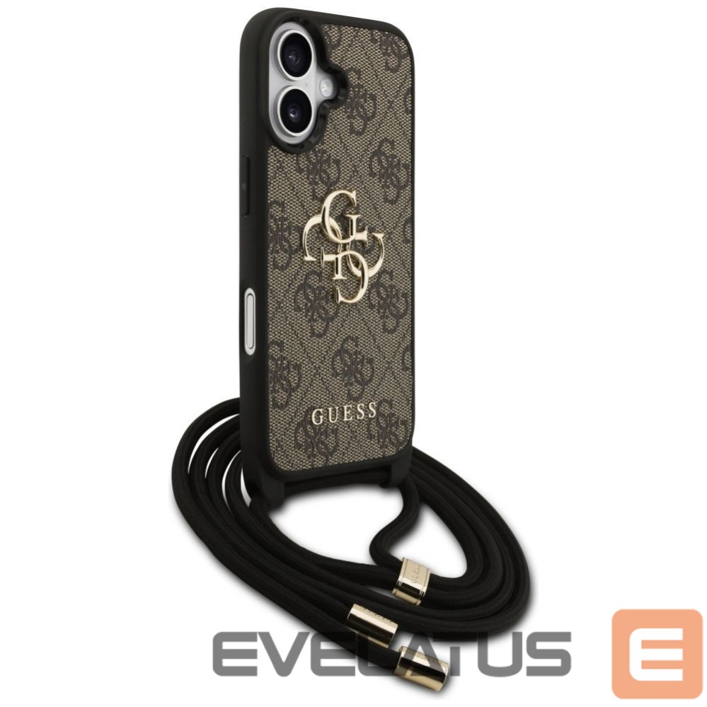 Другие товары Guess Guess 4G Big Logo Cord Stap Crossbody Case for iPhone 17 - Brown