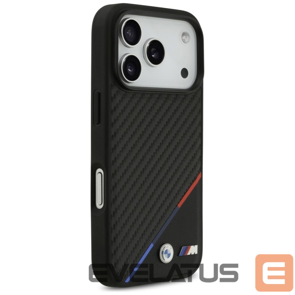 Другие товары BMW BMW M Carbon Tricolor Line MagSafe Case for iPhone 17 Pro - Black