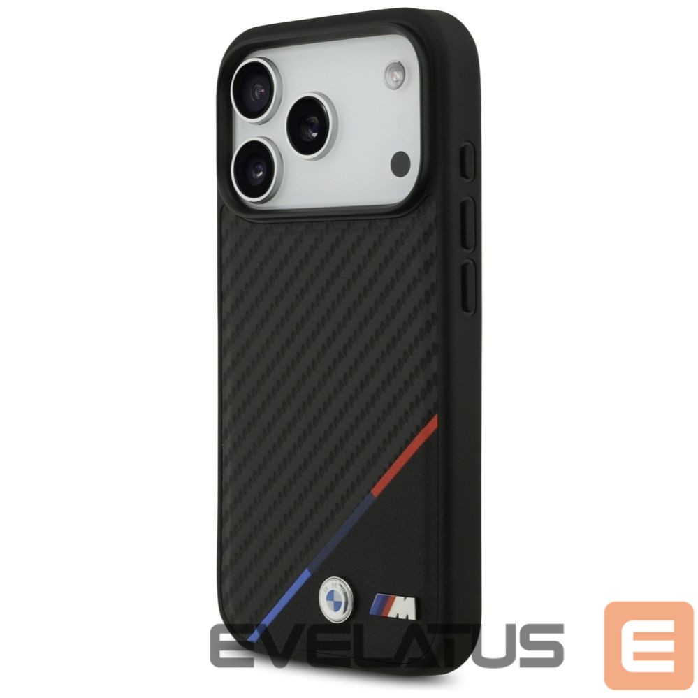 Другие товары BMW BMW M Carbon Tricolor Line MagSafe Case for iPhone 17 Pro - Black