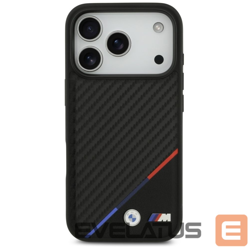 Другие товары BMW BMW M Carbon Tricolor Line MagSafe Case for iPhone 17 Pro - Black