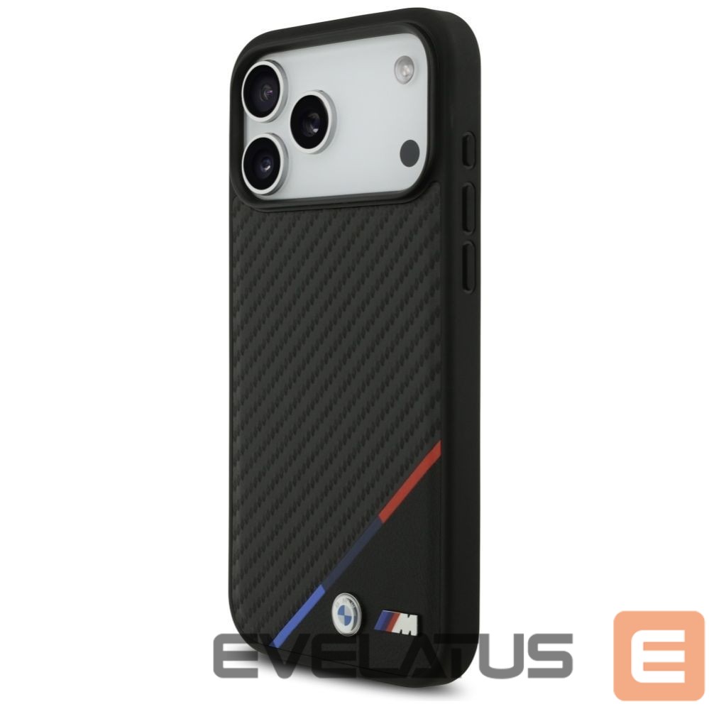 Другие товары BMW BMW M Carbon Tricolor Line MagSafe Case for iPhone 17 Pro Max - Black