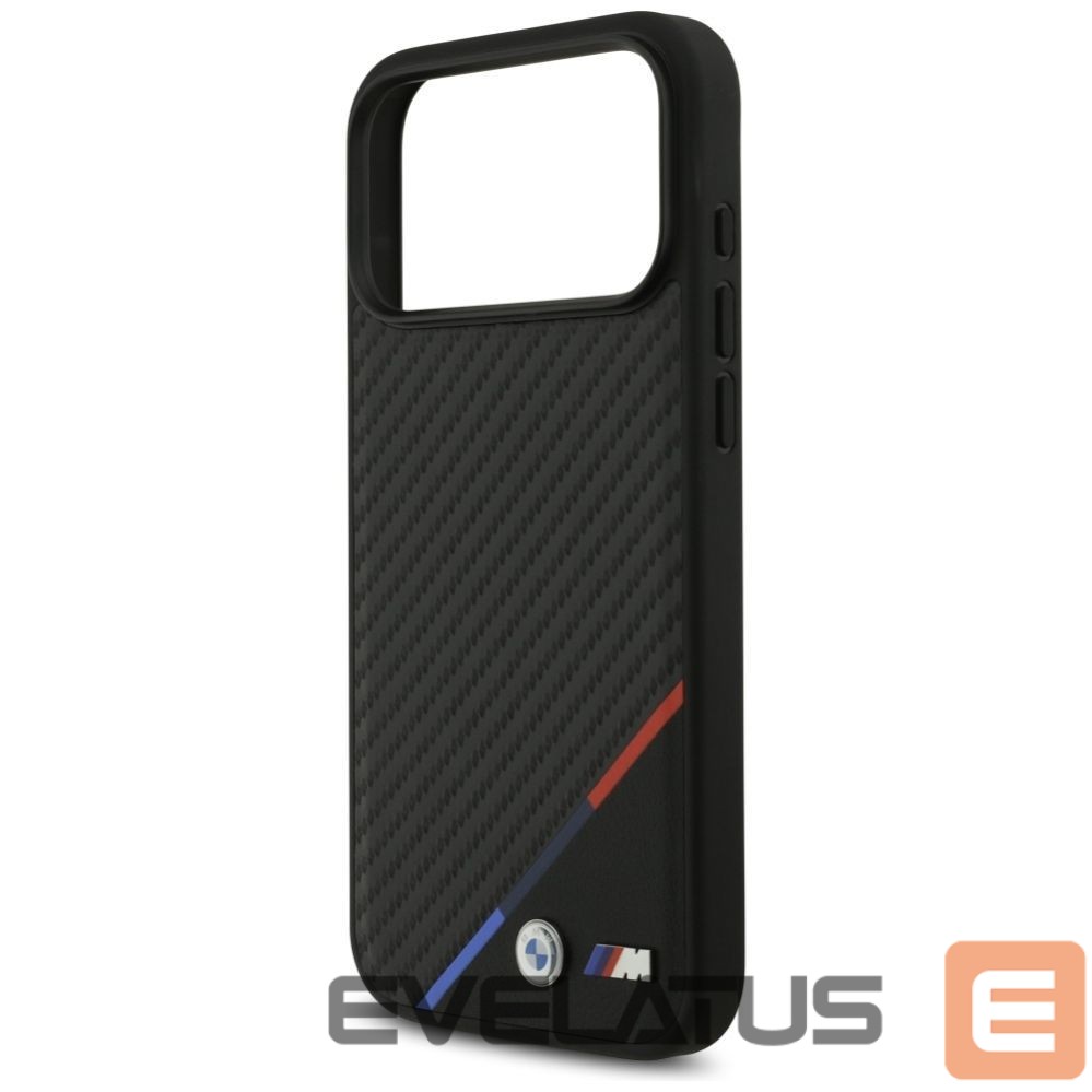 Другие товары BMW BMW M Carbon Tricolor Line MagSafe Case for iPhone 17 Pro Max - Black