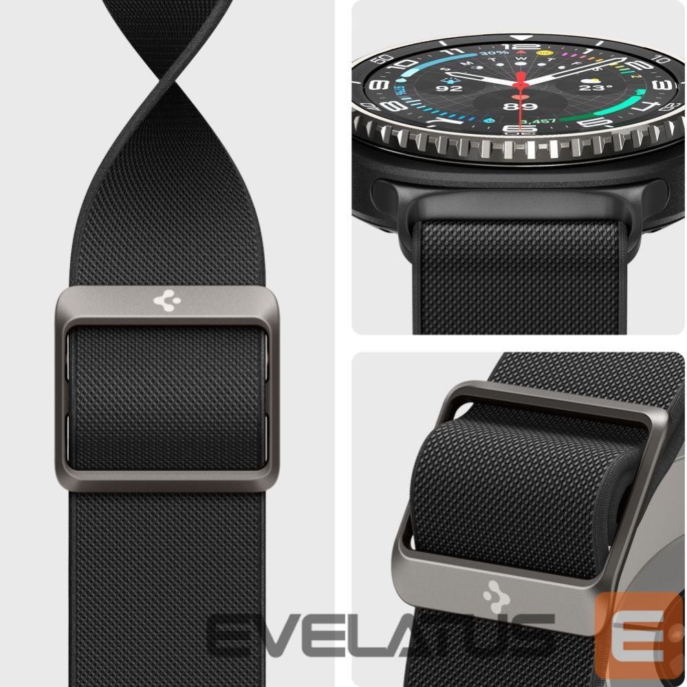 Другие товары Spigen Spigen Fit Lite Strap for Samsung Galaxy Watch 40/44/46 mm - Black
