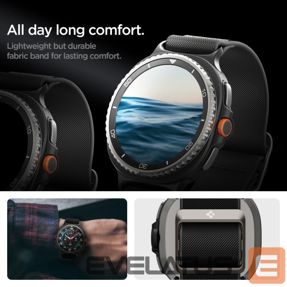 Другие товары Spigen Spigen Fit Lite Strap for Samsung Galaxy Watch 40/44/46 mm - Black