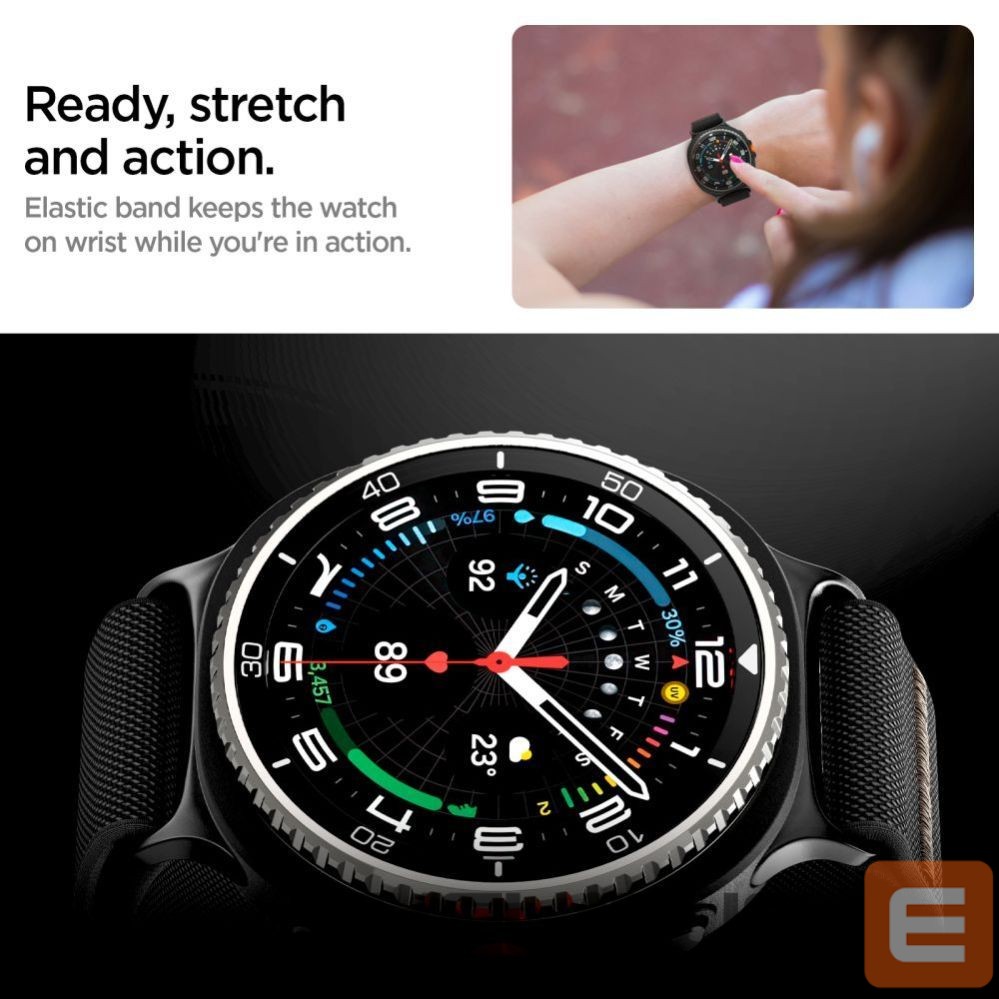 Другие товары Spigen Spigen Fit Lite Strap for Samsung Galaxy Watch 40/44/46 mm - Black