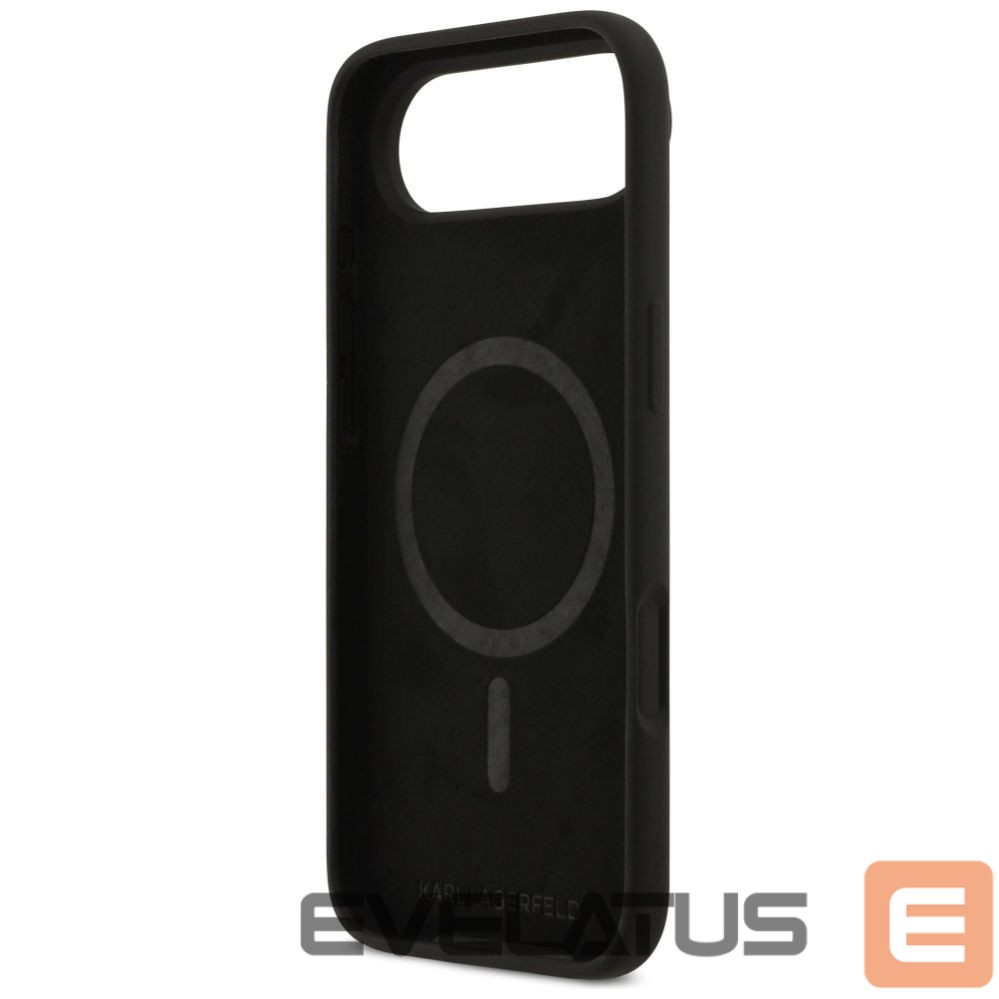 Другие товары Karl Lagerfeld Karl Lagerfeld Silicone Karl&Choupette Ring MagSafe Case for iPhone 17 Air - Black