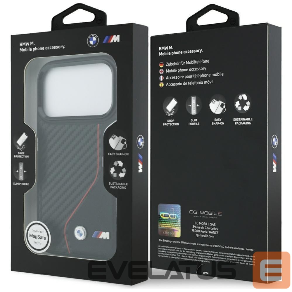 Другие товары BMW BMW M Carbon Line & Logo MagSafe Case for iPhone 17 Pro - Red