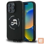 Другие товары Karl Lagerfeld  Karl Lagerfeld KLHMP16XSKCHTCK iPhone 16 Pro Max 6.9" black/black hardcase Silicone Karl&Choupette Heads MagSafe 